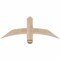 Ekena Millwork Bellingham Smooth Timber Gable Bracket, Douglas Fir, 36"W x 13"H x 3 1/2"D x 3 1/2"F, 9/12 Pitch GBW036X13X0404BEL00SDF - alternate 1